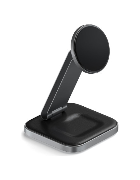 Cargador Inalámbrico 2 en 1 Satechi Qi2 15W Magnético