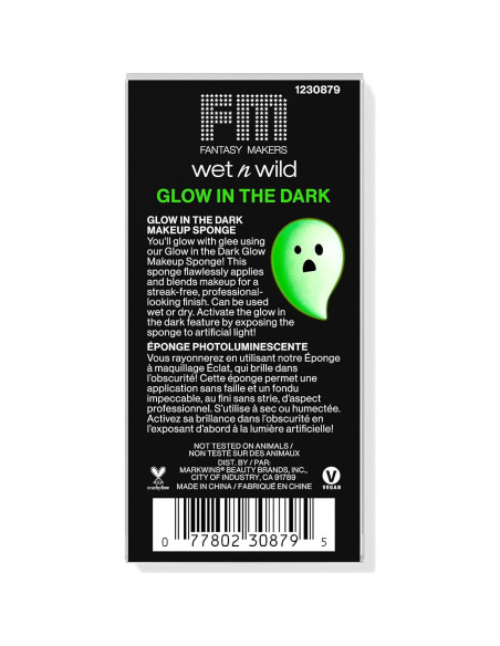 Esponja de Maquillaje Brillante en la Oscuridad Wet n Wild