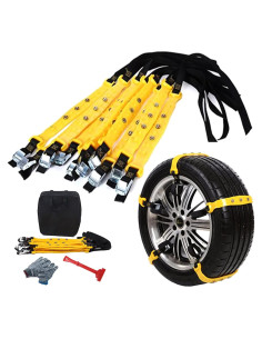 Cadenas de Nieve Ajustables PrettyQueen 10 Pcs 185-295mm