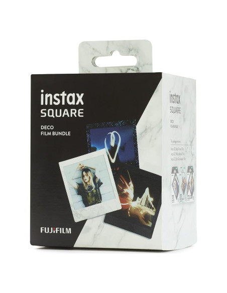 Película Instantánea Fujifilm Instax SQ Borde Negro 10 Tiras