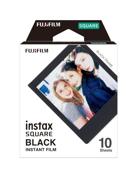 Película Instantánea Fujifilm Instax SQ Borde Negro 10 Tiras