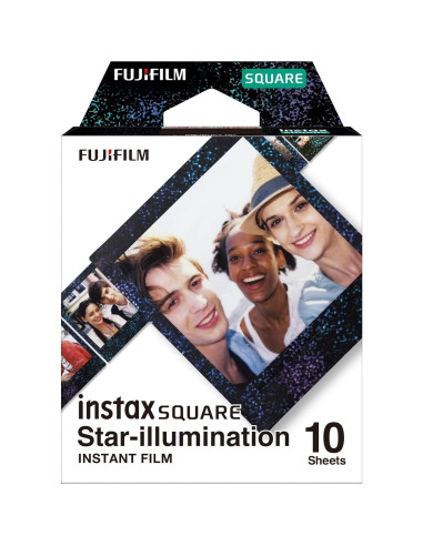 Película Instantánea Fujifilm Instax SQ Borde Negro 10 Tiras