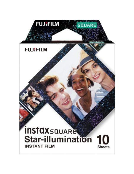 Película Instantánea Fujifilm Instax SQ Borde Negro 10 Tiras