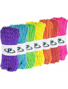 Cuerda Táctica Paracord Planet 30.48m Verde Neón 95lb 2