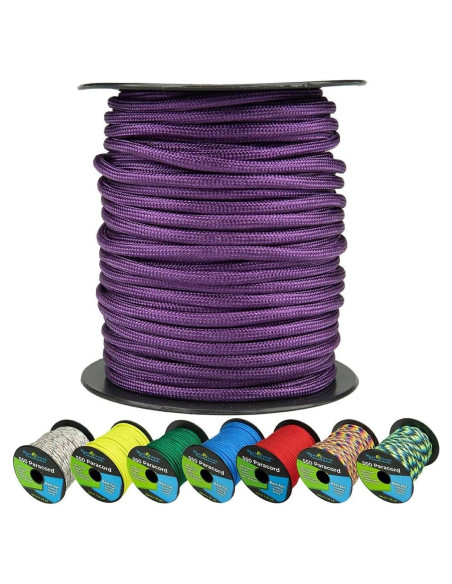 Bobina Paracord 550lb West Coast 100m Cuerda Táctica Púrpura