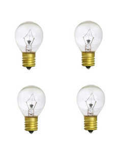 Paquete de 4 bombillas E17 25W GULUANT para Lava Lite 5025-6