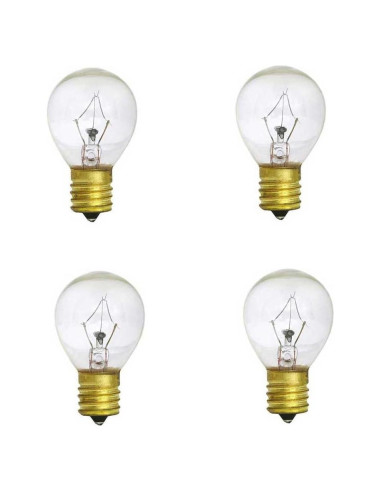 Paquete de 4 bombillas E17 25W GULUANT para Lava Lite 5025-6