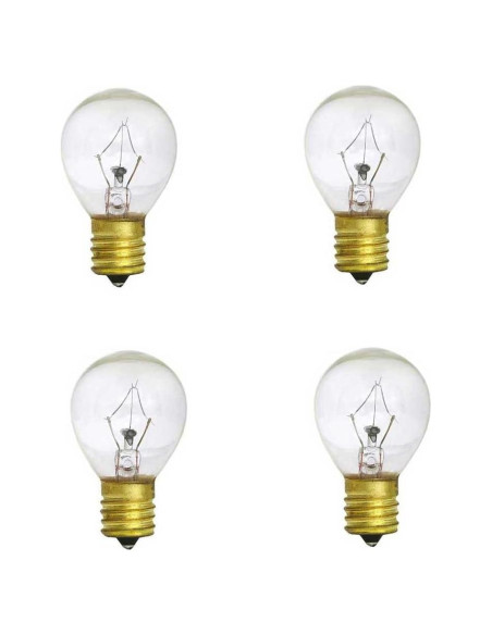 Paquete de 4 bombillas E17 25W GULUANT para Lava Lite 5025-6