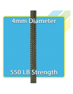 Bobina Paracord 550lb West Coast 100m Cuerda Táctica Púrpura 2