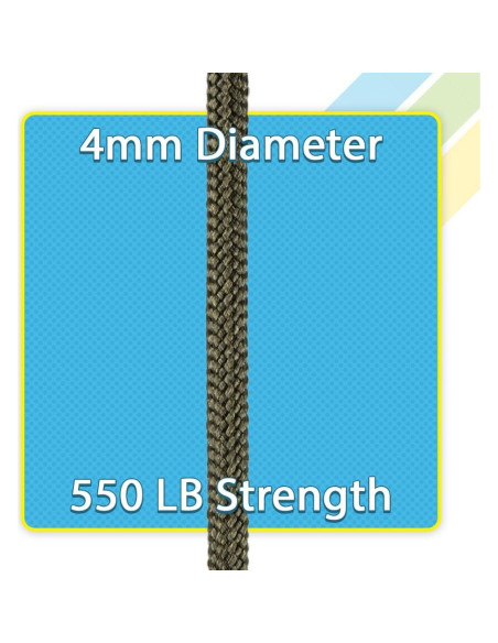 Bobina Paracord 550lb West Coast 100m Cuerda Táctica Púrpura