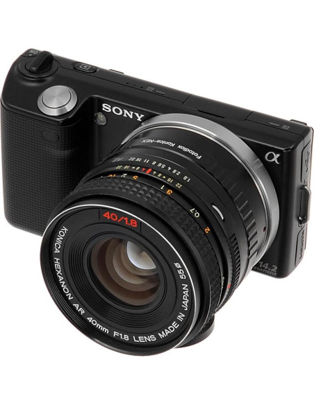 Adaptador de Montura Fotodiox Konica AR para Cámaras Sony E-Mount