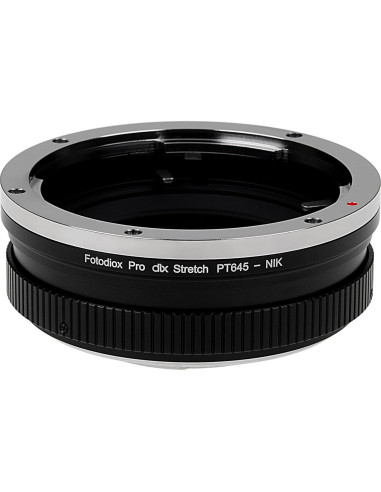 Adaptador Fotodiox DLX Stretch para Lentes Pentax 645 a Nikon F