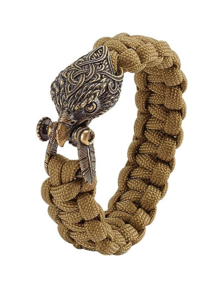 Hebillas de Paracord NBEADS con Cabeza de Águila Bronce