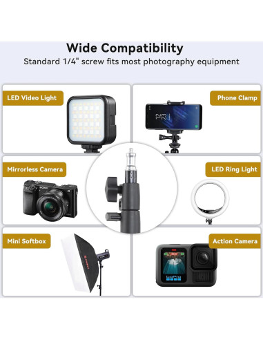 Soporte de Luz Portátil UTEBIT Tripode 2 Pcs Ajustable 40-114cm