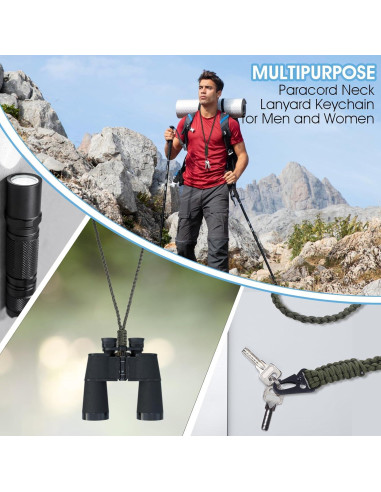 Collar Lanyard Paracord ElevateTech 55x3cm Ajustable