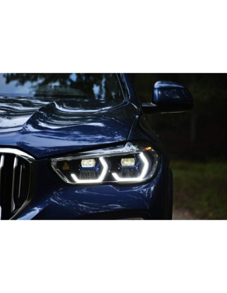 Kit Iluminación LED Halo Ring iJDMTOY 7000K Xenón Blanco 80mm