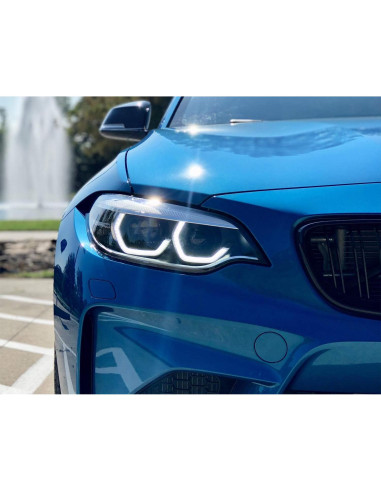 Kit Iluminación LED Halo Ring iJDMTOY 7000K Xenón Blanco 80mm