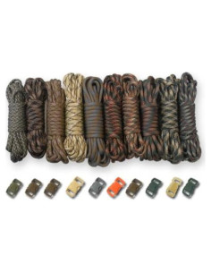 Kit de Pulsera de Supervivencia Paracord Planet 30-200 Pies