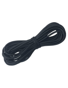 Cuerda Bungee Huouo 0.33cm x 7.62m Elástica Negra