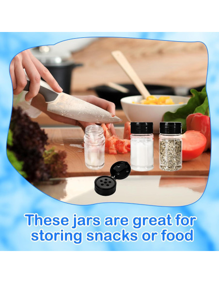 Paquete de 48 frascos de plástico para especias 80 ml Conagel