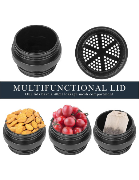 Tapa de Botella de Agua Linkidea con Infusor de Té 0.53L a 1.89L