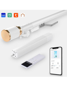 Barra Eléctrica de Cortina ZSHINE 99-452 cm Control Remoto 2