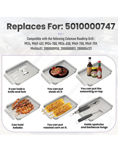 Bandeja de Goteo de Grasa ZHIXING 5010000747 para Parrillas Coleman Roadtrip