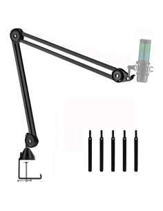 Soporte de Micrófono Brazo Boom Ajustable Negro 2kg