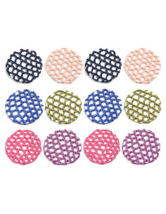 12 Redes de Moño para Cabello LFOUVRE - Accesorios de Danza