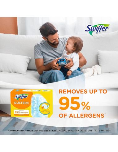 Kit de inicio Swiffer Dusters con mango y 5 plumones