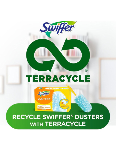 Kit de inicio Swiffer Dusters con mango y 5 plumones