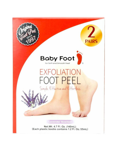 Baby Foot Peladura de Pies Original - 2 Tratamientos con Aroma a Lavanda