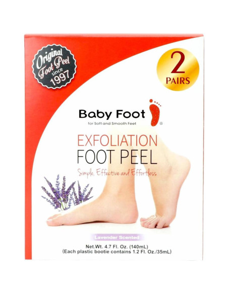 Baby Foot Peladura de Pies Original - 2 Tratamientos con Aroma a Lavanda