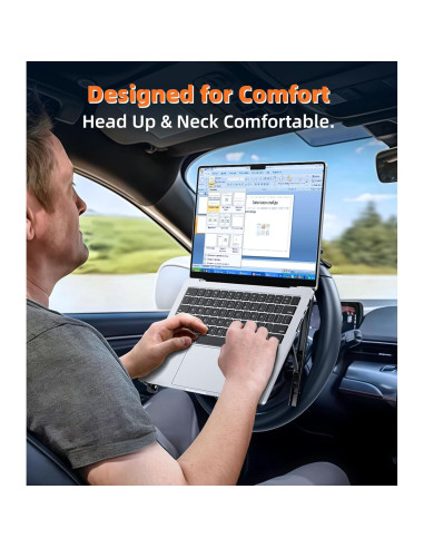 Soporte de Laptop para Auto DICMKY Ajustable en Altura