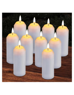 Paquete de 10 Velas de Emergencia NOMFIX 15H Larga Duración