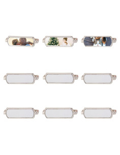 15 Encantos de Reloj en Blanco para Sublimación Frinnovan