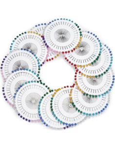 Alfileres de Costura Multicolor DECORA 480 Piezas 4 cm 2
