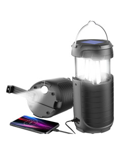 Linterna AIVICA Solar 5000mAh LED Camping USB Portátil