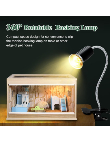 Lámpara de Calor E27 Puanticn para Reptiles y Plantas 75W