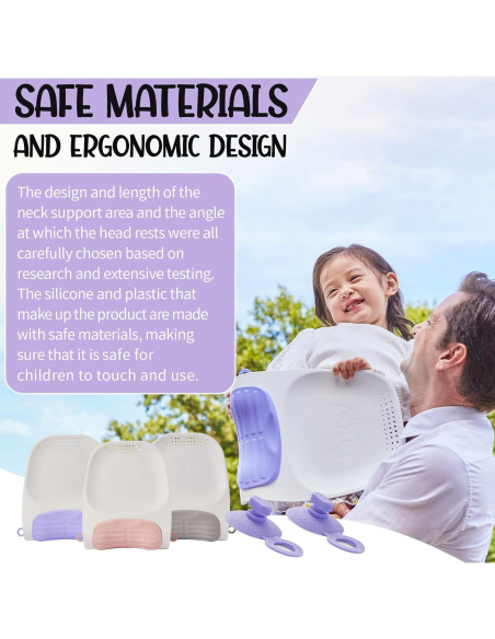 Tazón de Champú KAMKKO Gris para Niños y Adultos - Lavabo Portátil