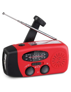 Radio de Emergencia Solar Accinouter ER-083 con Linterna LED