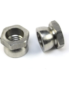 12 Tuercas de Corte Antirrobo Acero Inoxidable SS 304 2