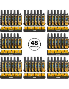 Walkie Talkies DEWALT DXFRS300 - Paquete de 48, Impermeables 2