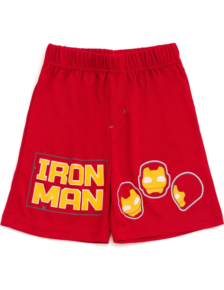 Conjunto camiseta y pantalones cortos Marvel para niños 2T-16