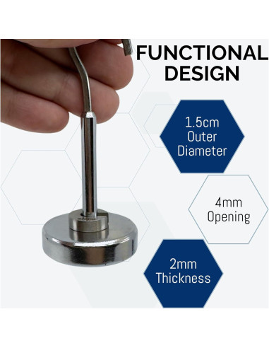 Masa de Repuesto 5g Eisco Labs Acero Inoxidable Ranurada