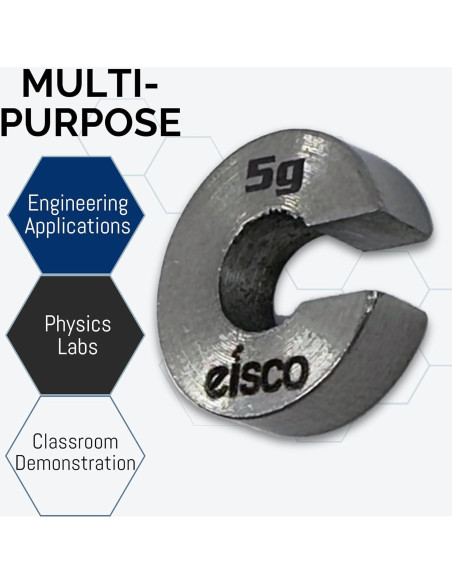 Masa de Repuesto 5g Eisco Labs Acero Inoxidable Ranurada