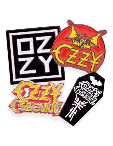 Pinzas de solapa Ozzy Osbourne Desert Cactus 4 Pack Metal