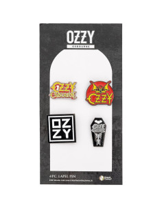 Pinzas de solapa Ozzy Osbourne Desert Cactus 4 Pack Metal 2