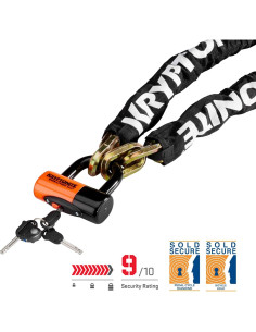 Candado de cadena Kryptonite New York 1210, 1.0 m, alta seguridad 2