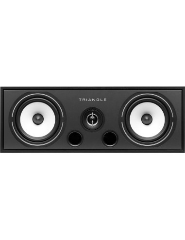 Altavoz Central Triangle BRC2 - 2 Vías, 25mm Tweeter, Roble Negro